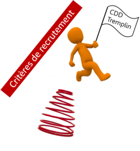 critères de recrutement du cdd tremplin cliquer