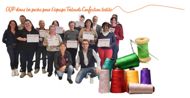 confection textile, nous davoir faire pour Talendi